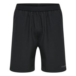 Szorty Hummel MT Dragon. Czarne szorty sportowe męskie HUMMEL, bez wzorów, sportowe. W wyprzedaży za 179.35 zł.