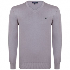 Felix Hardy Sweter Męski L Szary. Szare swetry męskie Felix Hardy, z dekoltem w kształcie v. Za 159.00 zł.
