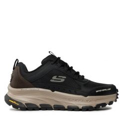 Trekkingi Skechers. Czarne buty trekkingowe męskie Skechers, bez wzorów, bez zapięcia, trekkingowe. Za 429.99 zł.