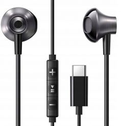 Słuchawki Ugreen Słuchawki douszne EP106 USB-C (czarne). Czarne słuchawki douszne UGREEN. Za 78.62 zł.