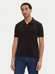 Guess Jeans Polo M4BP29 KCJV1 Czarny Regular Fit. Czarne koszulki polo męskie Guess Jeans, m, z aplikacjami, z bawełny, bez kołnierzyka, bez ramiączek. Za 259.00 zł.