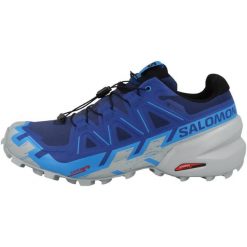Buty do biegania męskie Salomon Speedcross 6 Gtx. Niebieskie buty do biegania męskie Salomon, bez wzorów, z materiału, bez zapięcia, do biegania, salomon speedcross. Za 697.00 zł.