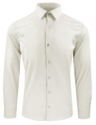 Wyszczuplona, Elegancka Koszula Męska - Victorio - Kość Słoniowa. Białe koszule męskie Victorio, m, bez wzorów, z bawełny, bez kołnierzyka, bez ramiączek. Za 139.00 zł.