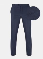 Spodnie męskie garniturowe ADAMO PPLM9-6G-189-N. Niebieskie eleganckie spodnie męskie Pako Lorente, bez wzorów. Za 99.99 zł.