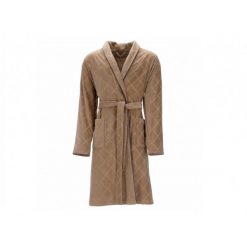 Szlafrok męski rozm. M Barron Camel 630. Brązowe szlafroki męskie Vossen, m, bez wzorów, z bawełny, bez kaptura. Za 480.00 zł.