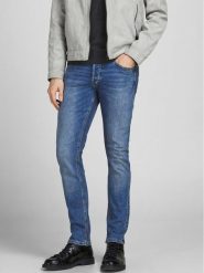 Jack & Jones Jeansy Glenn 12184473 Niebieski Slim Fit. Niebieskie jeansy męskie Jack & Jones, bez wzorów, z bawełny. Za 149.99 zł.