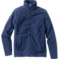 Bluza rozpinana z polaru Regular Fit bonprix ciemnoniebieski melanż. Bluzy rozpinane męskie marki bonprix. Za 59.99 zł.