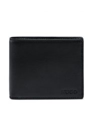 HUGO Portfel Subway 50471612 Czarny. Czarne portfele męskie Hugo, bez wzorów, ze skóry. Za 549.99 zł.