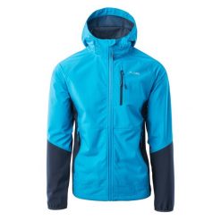 Kurtka Softshellowa Męska Metka Envisat. Niebieskie kurtki softshell męskie ELBRUS, m, bez wzorów, z softshellu, bez kaptura, trekkingowe. Za 368.99 zł.