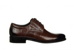 Półbuty John Doubare QA526-C6-A77 Coffee 104237, Brązowy, Skóra naturalna - 44. Brązowe eleganckie półbuty męskie John Doubare, ze skóry, klasyczne, bez obcasa, bez zapięcia. W wyprzedaży za 494.10 zł.