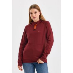 Scout - bluza termiczna z kapturem 100% wełna merino (260 g/m²). Fioletowe bluzy nierozpinane męskie WOOLONA, m, bez wzorów, z wełny, z kapturem. W wyprzedaży za 540.00 zł.