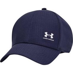 Czapka z daszkiem męska Under Armour Iso-Chill Armourvent Adj OSFM. Niebieskie czapki męskie Under Armour, bez wzorów, sportowe. Za 155.68 zł.