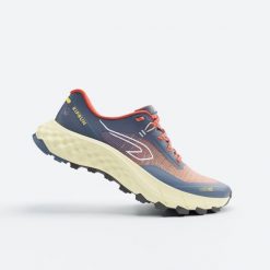 Buty do biegania w terenie męskie Kiprun MT Cushion 2. Brązowe buty do biegania męskie KIPRUN, bez wzorów, z kauczuku, bez zapięcia, do biegania. Za 449.99 zł.