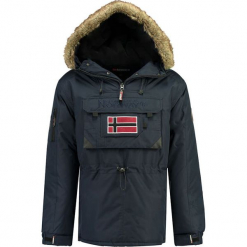 Parka "Beco" w kolorze granatowym. Parki męskie marki SOLOGNAC. W wyprzedaży za 409.95 zł.