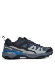 Salomon Trekkingi X Ultra 360 Gore-Tex L47860400 Granatowy. Niebieskie buty trekkingowe męskie Salomon, bez wzorów, z gore-texu, sportowe, bez obcasa, bez zapięcia. Za 579.99 zł.