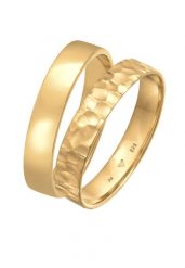 KUZZOI Męska obrączka Basic z młotkowanego srebra próby 925 Sterling Silver, zestaw Pierścionki 1 ct Męskie. Szare biżuteria dla mężczyzn KUZZOI, z materiału, srebrne. Za 313.64 zł.