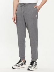 Boss Spodnie dresowe Sestart 50509303 Szary Regular Fit. Szare spodnie dresowe męskie Boss, bez wzorów, z bawełny. Za 389.00 zł.