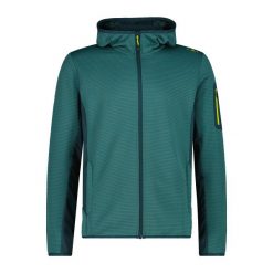 Bluza męska turystyczna CMP 34E7577. Zielone bluzy nierozpinane męskie CMP, m, bez wzorów, sportowe, bez ramiączek, bez kaptura. Za 340.00 zł.