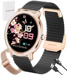 Zegarek SMARTWATCH RUBICON RNBE66 rosegold / 2 siatki mesh. Zegarki smartwatch Rubicon. Za 199.00 zł.