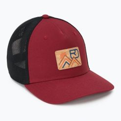 Czapka z daszkiem męska Ortovox Corky Trucker. Czerwone czapki męskie ORTOVOX, bez wzorów, sportowe. Za 159.99 zł.
