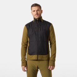 Polar Helly Hansen Versalite Hybrid. Brązowe bluzy z polaru męskie Helly Hansen, bez wzorów, z polaru, sportowe, bez ramiączek, bez kaptura. Za 510.50 zł.