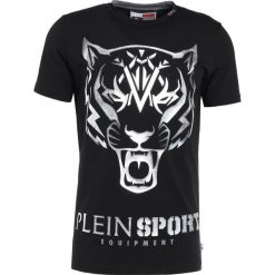 Plein Sport ROUND NECK EDBERG Tshirt z nadrukiem black/silver. T-shirty męskie marki Plein Sport. W wyprzedaży za 581.40 zł.