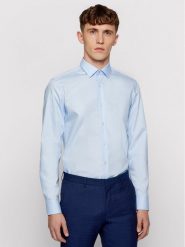 Boss Koszula Jesse 50451092 Błękitny Slim Fit. Niebieskie koszule męskie Boss, m, bez wzorów, z bawełny, bez kołnierzyka, bez ramiączek. Za 609.99 zł.