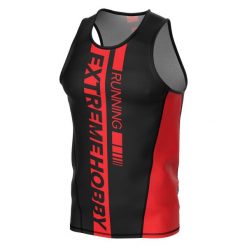 Koszulka do biegania męska bez rękawów EXTREME HOBBY DRAFT. Czerwone bielizna termoaktywna męska EXTREME HOBBY, m, bez wzorów, z elastanu, bez ramiączek, do biegania. Za 139.00 zł.
