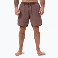 Szorty kąpielowe męskie Pitbull Balfour. Czerwone kąpielówki męskie PITBULL, m, bez wzorów. Za 99.99 zł.