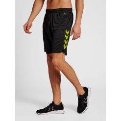Spodenki piłkarskie męskie Hummel Core XK Poly Shorts. Czarne szorty sportowe męskie HUMMEL, bez wzorów, sportowe. Za 109.00 zł.