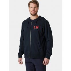 Bluza Męska Helly Hansen Logo 2.0. Niebieskie bluzy z kapturem męskie Helly Hansen, m, bez wzorów, z bawełny, z kapturem. Za 419.00 zł.