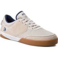 Sneakersy ETNIES - Helix 4101000463 White/Navy/Gum 153. Białe buty sportowe na co dzień męskie Etnies, z materiału. W wyprzedaży za 299.00 zł.