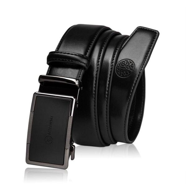 Skórzany pasek BETLEWSKI C35-BA CZARNY 130. Czarne paski męskie Betlewski, bez wzorów, ze skóry. Za 99.00 zł.