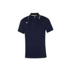 Polo Mizuno. Białe koszulki polo męskie Mizuno, m, bez wzorów, bez kołnierzyka, bez ramiączek. Za 169.50 zł.