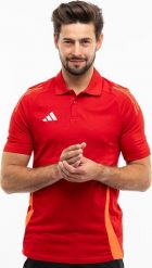 Adidas Koszulka męska adidas Tiro 24 Competition Polo czerwona IR7563 M. Czerwone koszulki polo męskie ADIDAS, m, bez wzorów, bez kołnierzyka, bez ramiączek. Za 138.68 zł.