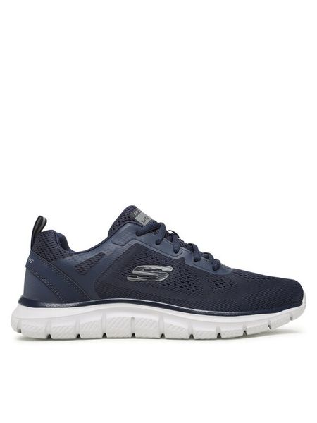Skechers Sneakersy Track Broader 232698/NVY Niebieski. Niebieskie buty sportowe na co dzień męskie Skechers, m, bez wzorów, z materiału, bez ramiączek, bez kaptura. Za 189.99 zł.