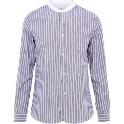 CLOSED COLLARLESS REGULAR FIT Koszula dark night. Niebieskie koszule męskie CLOSED, z bawełny. Za 589.00 zł.