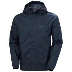 Kurtka wodoodporna Helly Hansen Vancouver. Niebieskie kurtki męskie Helly Hansen, m, bez wzorów, bez ramiączek, bez kaptura. W wyprzedaży za 474.45 zł.