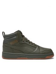 Puma Sneakersy Rebound v6 392326 30 Zielony. Zielone buty sportowe na co dzień męskie Puma, m, bez wzorów, ze skóry, bez ramiączek, bez kaptura. Za 213.99 zł.