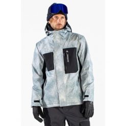 Kurtka Męska Snowboardowa SURFANIC STX 10.000 Avalanche Szara. Szare kurtki męskie Surfanic, na zimę, m, bez wzorów, sportowe, bez ramiączek, bez kaptura. Za 999.99 zł.