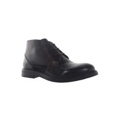 Półbuty męskie LUMBERJACK CONNERY. Czarne eleganckie półbuty męskie Lumberjack, bez obcasa, bez zapięcia. Za 299.99 zł.