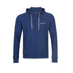 Bluza tenisowa męska Babolat Exercise Hood Jacket estate blue S. Niebieskie bluzy nierozpinane męskie BABOLAT, m, bez wzorów, sportowe, bez ramiączek, bez kaptura. Za 209.00 zł.