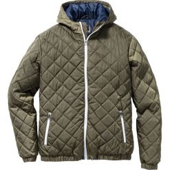 Kurtka pikowana Regular Fit bonprix ciemnooliwkowy. Kurtki męskie bonprix. Za 69.99 zł.