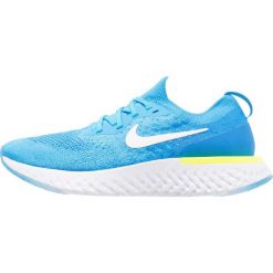 Nike Performance EPIC REACT FLYKNIT Obuwie do biegania treningowe blue glow/white/photo blue/volt glow. Buty treningowe męskie marki Nike Performance. W wyprzedaży za 511.20 zł.