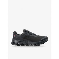 Buty trailowe męskie On Running Cloudvista 2. Czarne buty do biegania męskie On Running, bez wzorów, bez zapięcia, do biegania. Za 585.99 zł.