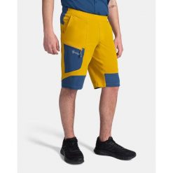 Męskie spodnie outdoor Kilpi BREADY-M. Żółte szorty sportowe męskie Kilpi, bez wzorów, z nylonu, sportowe. Za 174.18 zł.