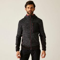 Bluza męska rozsuwana z kapturem Alven. Czarne bluzy z polaru męskie Regatta, m, bez wzorów, z dzianiny, sportowe, bez ramiączek, z kapturem. W wyprzedaży za 229.99 zł.