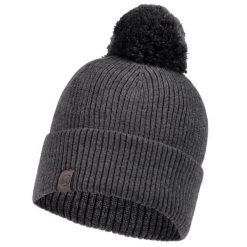 Czapka dla dorosłych Buff Tim Merino Hat Beanie. Szare czapki męskie Buff, bez wzorów, z wełny, sportowe. W wyprzedaży za 172.43 zł.