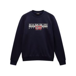 Bluza z kapturem Napapijri B-Aylmer C. Niebieskie bluzy nierozpinane męskie Napapijri, m, bez wzorów, bez ramiączek, z kapturem. W wyprzedaży za 306.00 zł.