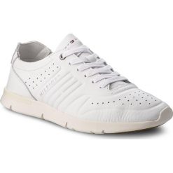 Sneakersy TOMMY HILFIGER - Unlined Th Light Leather Runner FM0FM01630 White 100. Buty sportowe na co dzień męskie marki Tommy Hilfiger. W wyprzedaży za 259.00 zł.
